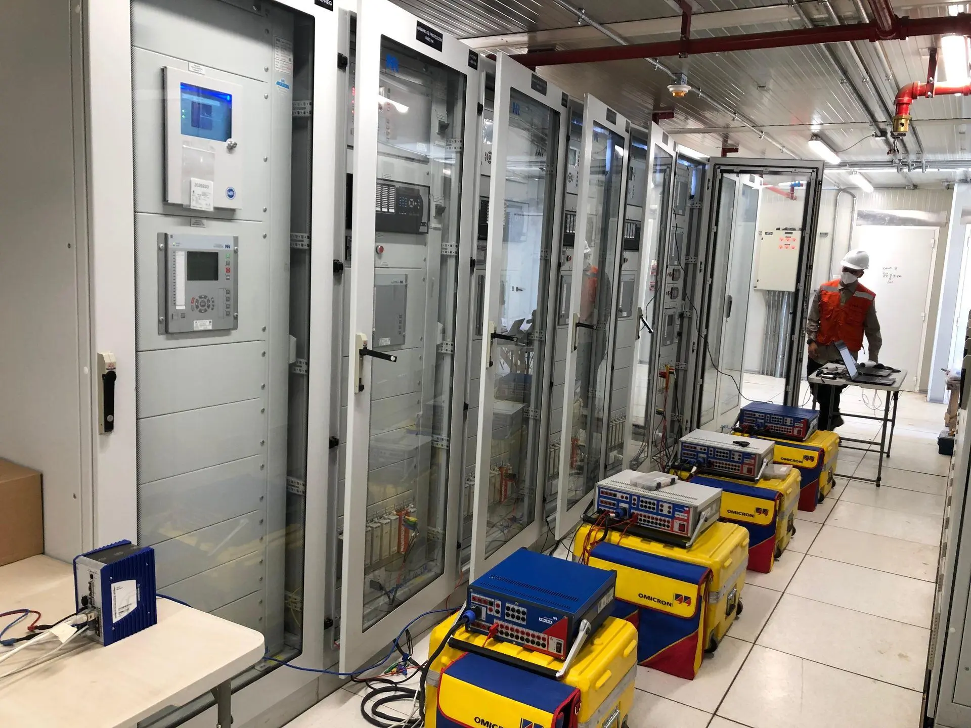 Paneles de protección en pruebas — laboratorio EDA